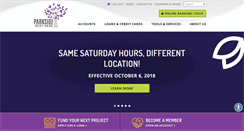 Desktop Screenshot of parksidecu.org